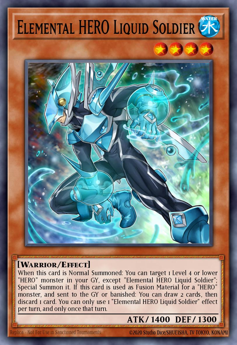 Elemental HERO Liquid Soldier - Magnificent Monsters Ultra