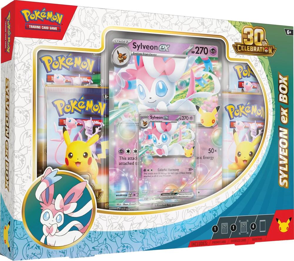 30th Celebration Sylveon ex Box - ME: 30th Celebration (30C) ESPAÑOL