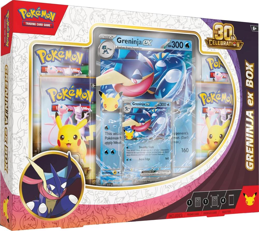 30th Celebration Greninja ex Box - ME: 30th Celebration (30C) ESPAÑOL