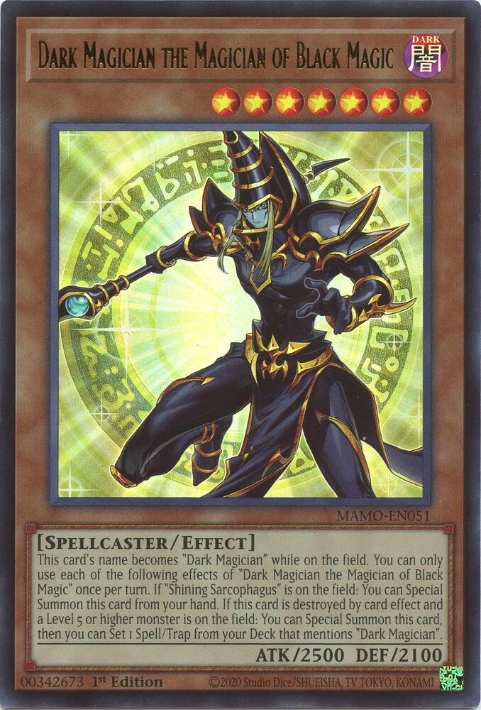 Dark Magician the Magician of Black Magic - Magnificent Monsters (MAMO)